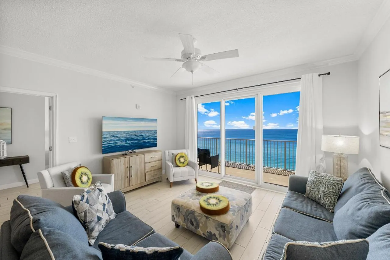 Lägenhet Spectacular 3Bd Beachfront Condo! Spacious! By Dolce Vita Getaways Pcb Panama City Beach USA